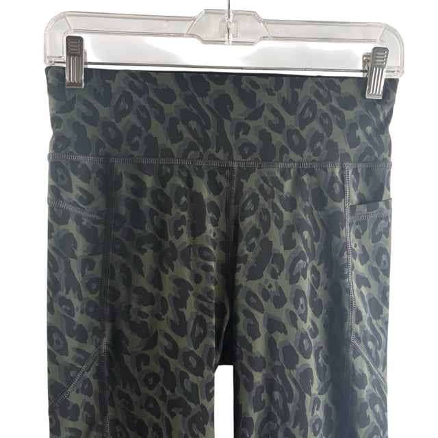 SWEATY BETTY Size SMALL Green/Black Leggings PANTS