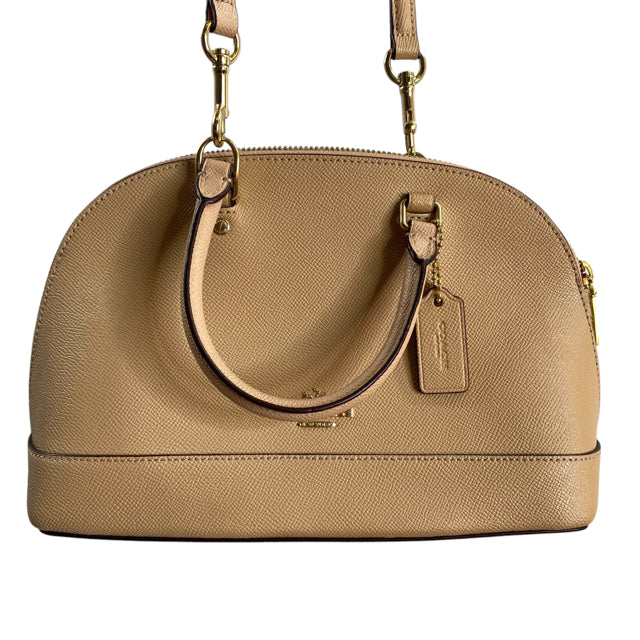 COACH Tan Pebble Leather Cross Body PURSE