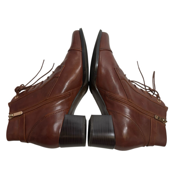 REGARDE LE CIEL Size 41 Brown Mid Calf Leather NWOT BOOT