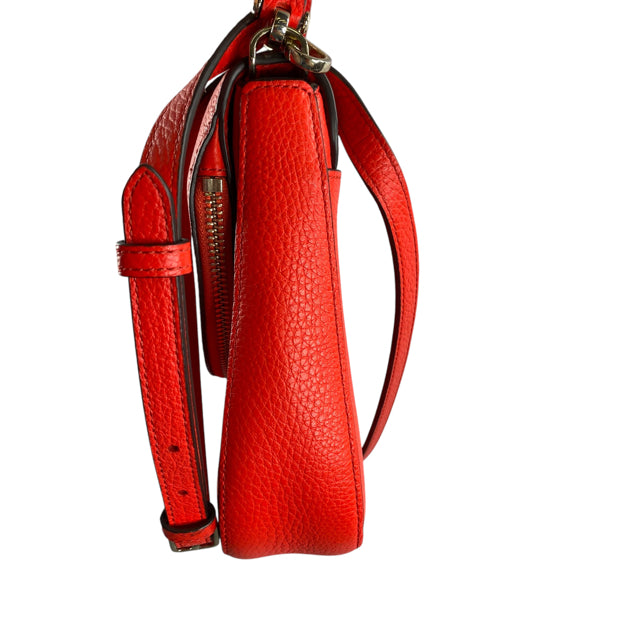 KATE SPADE Red Leather Double Handle NWOT PURSE