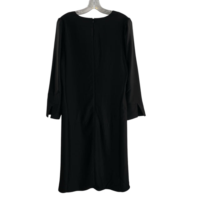 BANANA REPUBLIC Size 14 Black Long Sleeve NWT DRESS