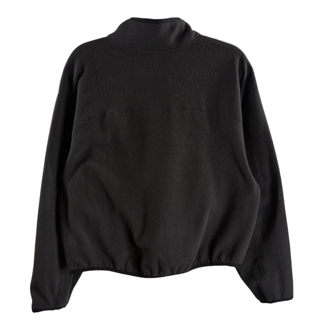 LULULEMON Size SMALL Gray/Black Long Sleeve Quarter-Zip Fleece TOP