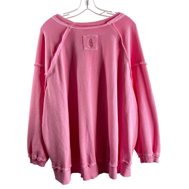 FP MOVEMENT Size X-SMALL Pink Long Sleeve Sweaterknit NWT TOP