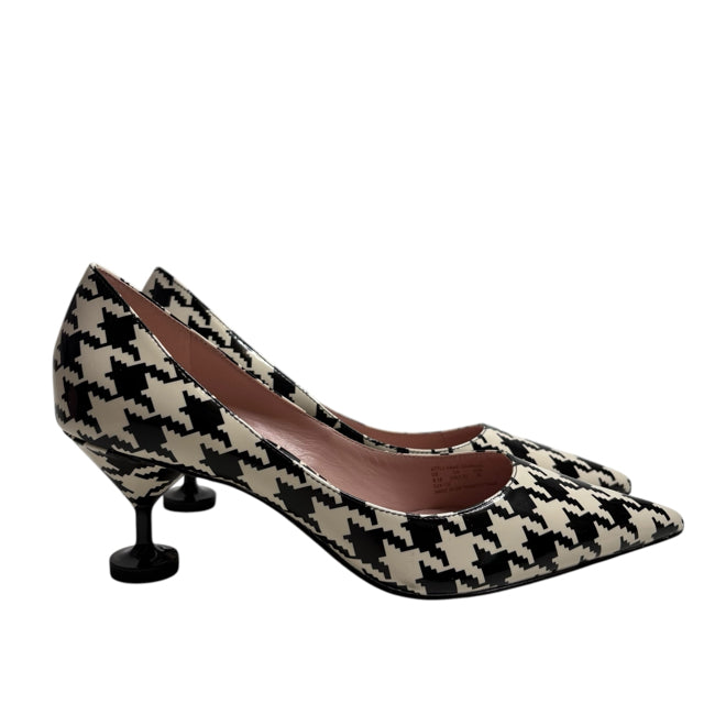 KATE SPADE Size 8 1/2 B/W Pump Patent NWT SHOE