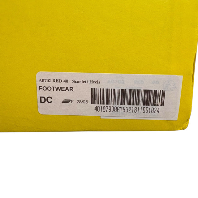 BODEN Size 40 Red/Multi Pump Suede NEW - BOX SHOE