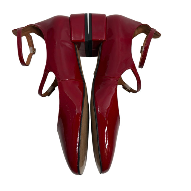 MAEVE Size 39 Red Ankle Strap Patent NWT SHOE