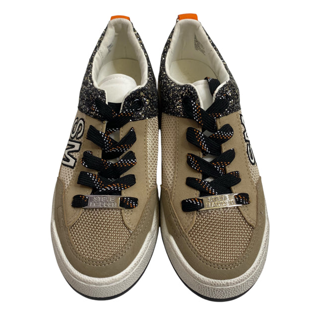 STEVE MADDEN Size 6 1/2 Beige/Black Sneaker NWOT SHOE