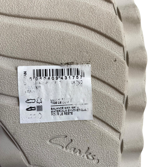 CLARKS Size 10 Gold Loafer Metallic SHOE