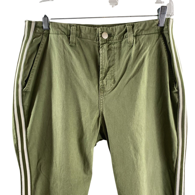 L'AGENCE Size 27 Olive Track Stripe Cotton NWT PANTS