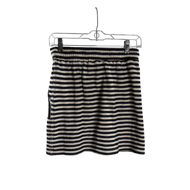 LOFT Size X-SMALL B/W Stripe Mini SKIRT