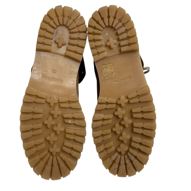 SEE BY CHLOE Size 39 Tan Laced Leather BOOT