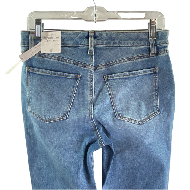 TALBOTS Size 4 PETITE Light Blue NWT JEANS