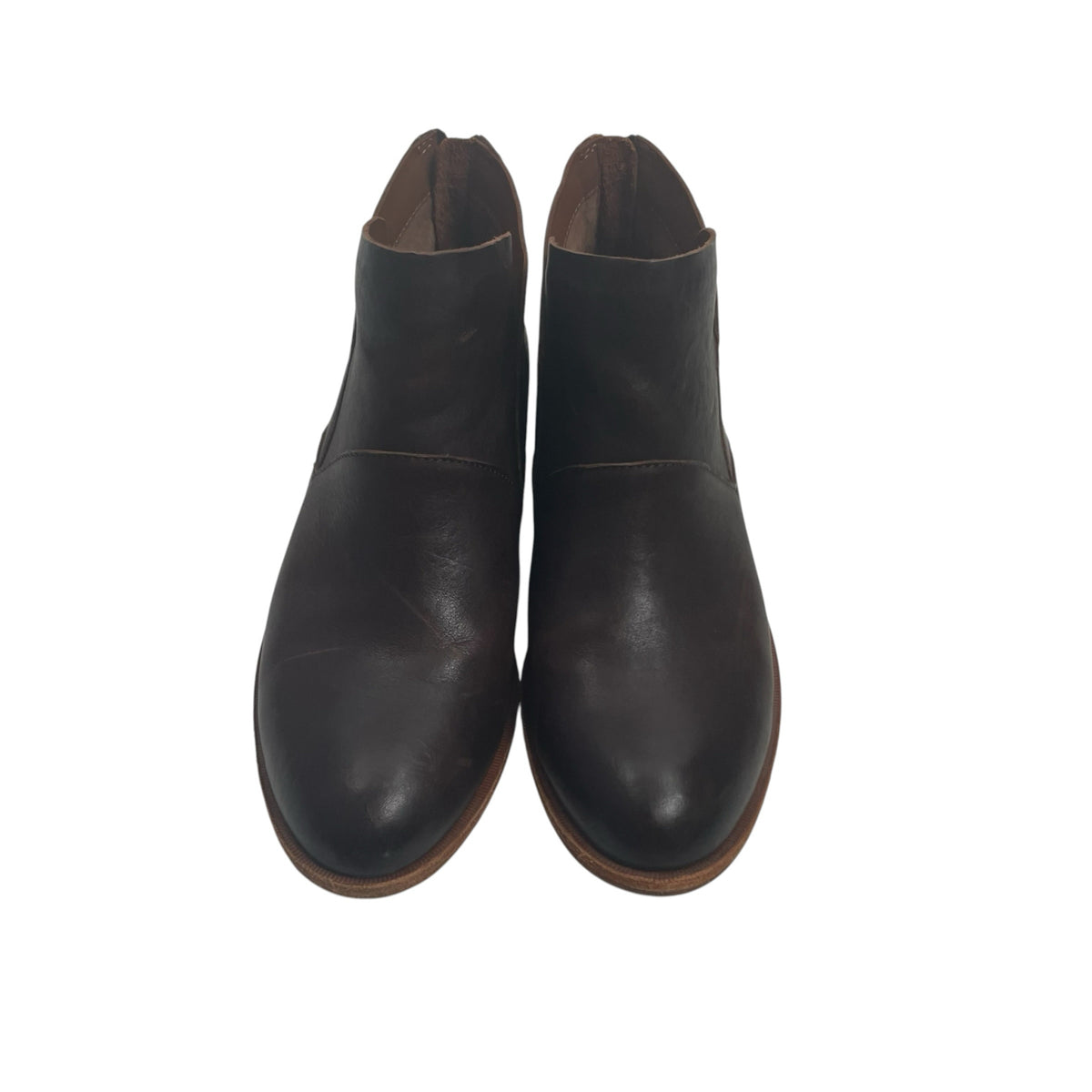 KORK-EASE Size 9 1/2 Brown Ankle Boot Leather BOOT
