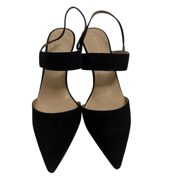 ANN TAYLOR Size 9 Black Sling Suede NWOT SHOE
