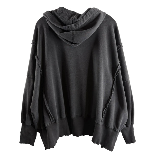 WE THE FREE Size SMALL Dark Gray Long Sleeve Hoodie TOP