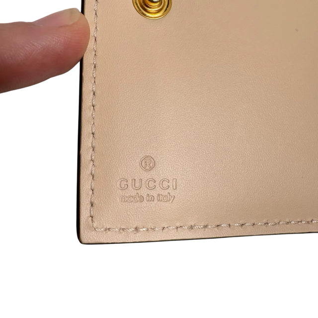 GUCCI Beige Leather WALLET