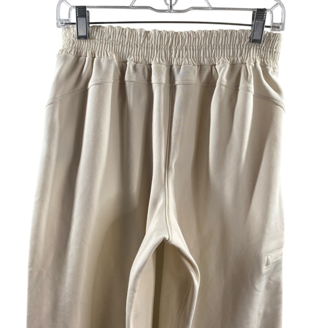 ATHLETA Size X-SMALL Cream Drawstring Wide Leg ACTIVE PANT