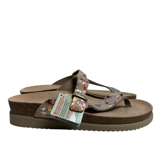 MEPHISTO Size 38 Gold Sandal NWT SHOE