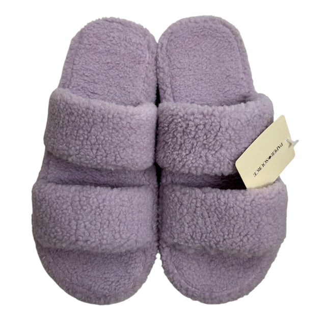 PAPER SOURCE Lavender Slipper Terrycloth NWT SHOE