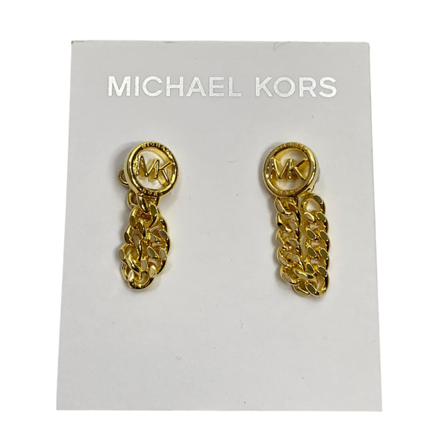 MICHAEL KORS Costume Gold NWT EARRINGS