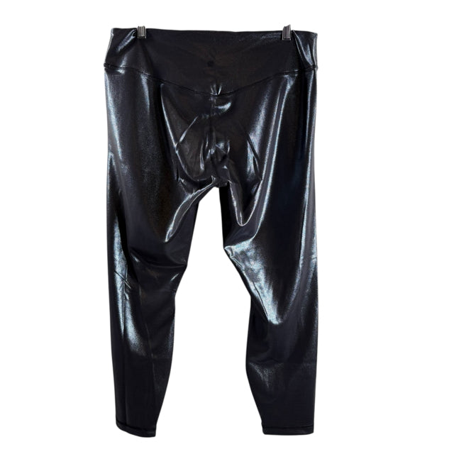 LULULEMON Size 16 Dark Blue Shimmer Leggings ACTIVE PANT