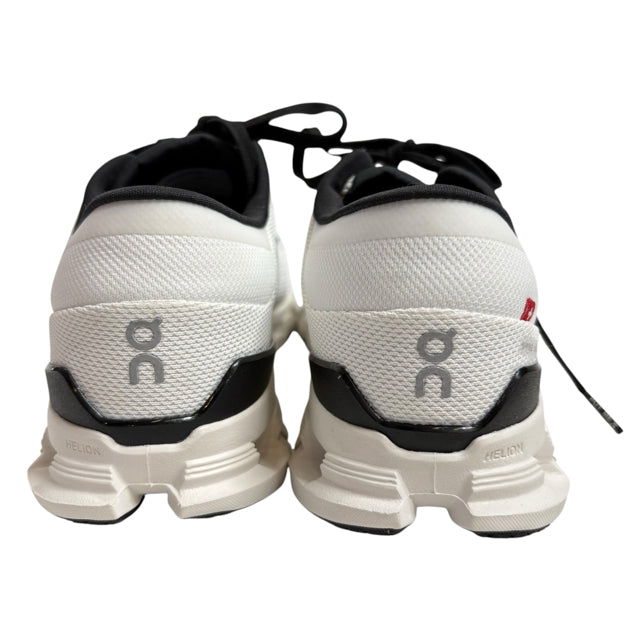 ON CLOUD Size 9 1/2 White/Black Athletic SHOE