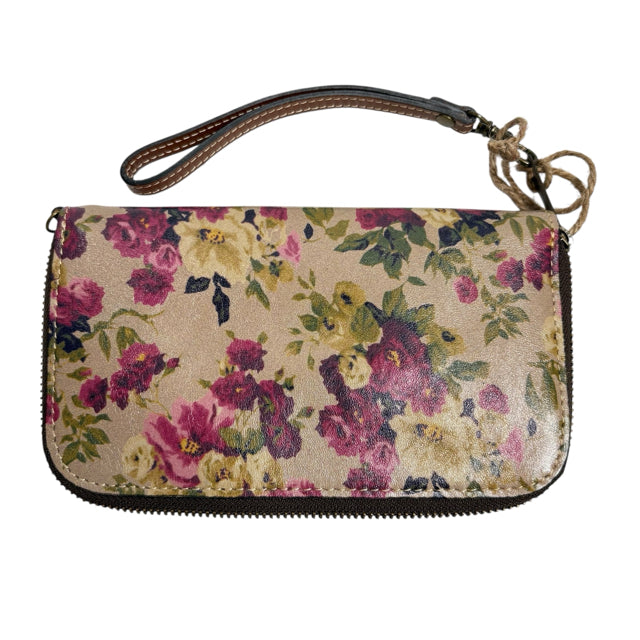 PATRICIA NASH Beige/Multi Leather NWT WALLET