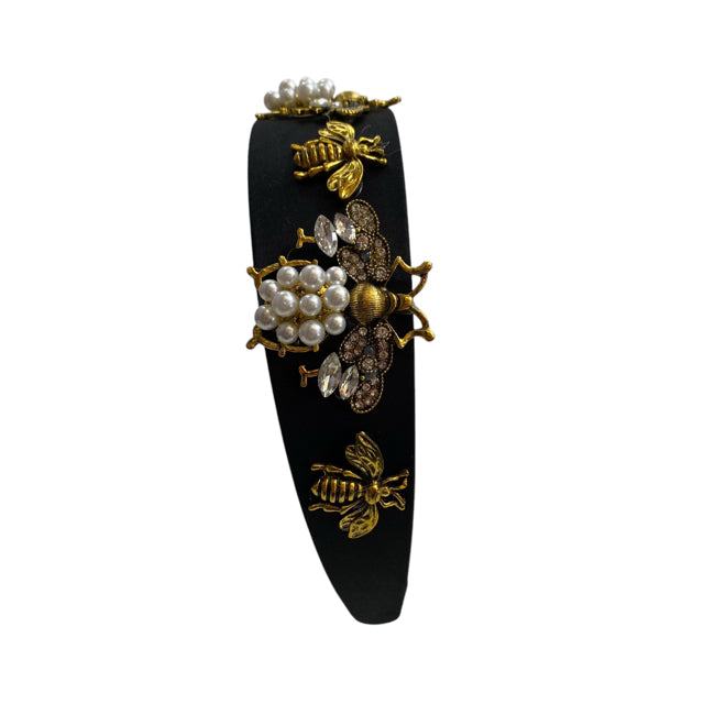 Black/gold HAIR BAND