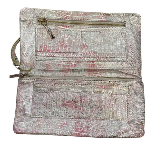 Silver/Pink Clutch PURSE