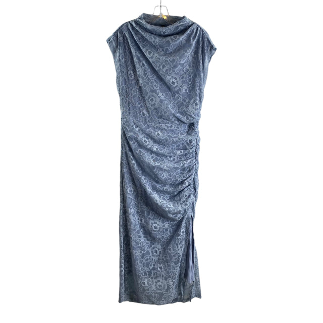 ANTHROPOLOGIE Size LARGE Light Blue Lace Sleeveless Polyester NWT DRESS