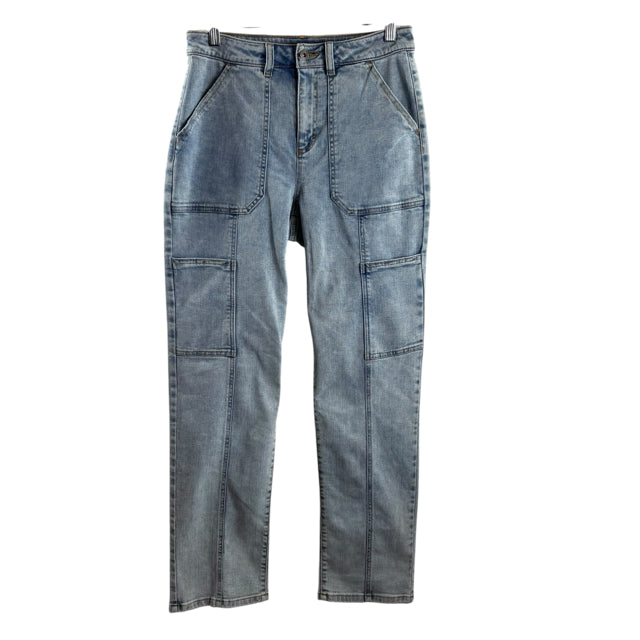 INC Size 8 Blue Cargo JEANS