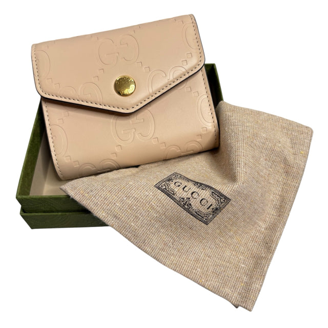 GUCCI Beige Leather WALLET