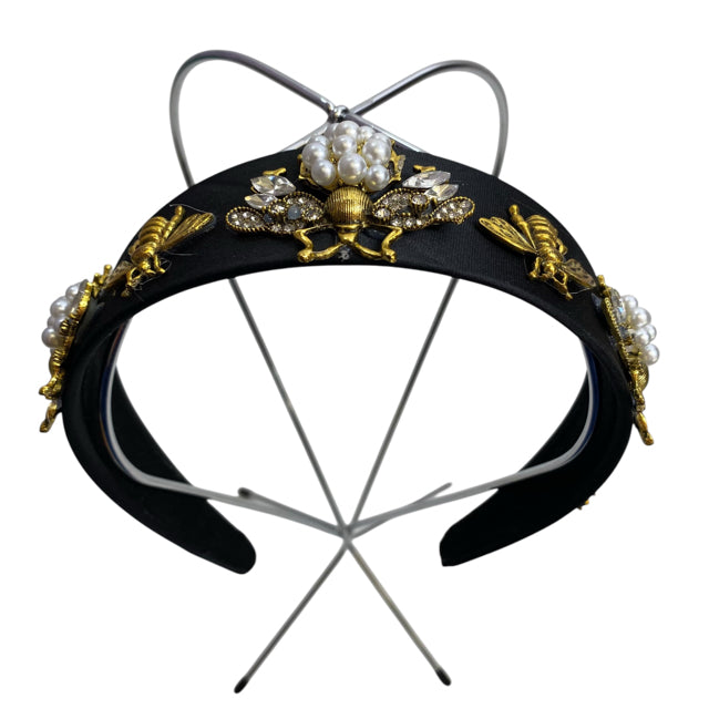 Black/gold HAIR BAND