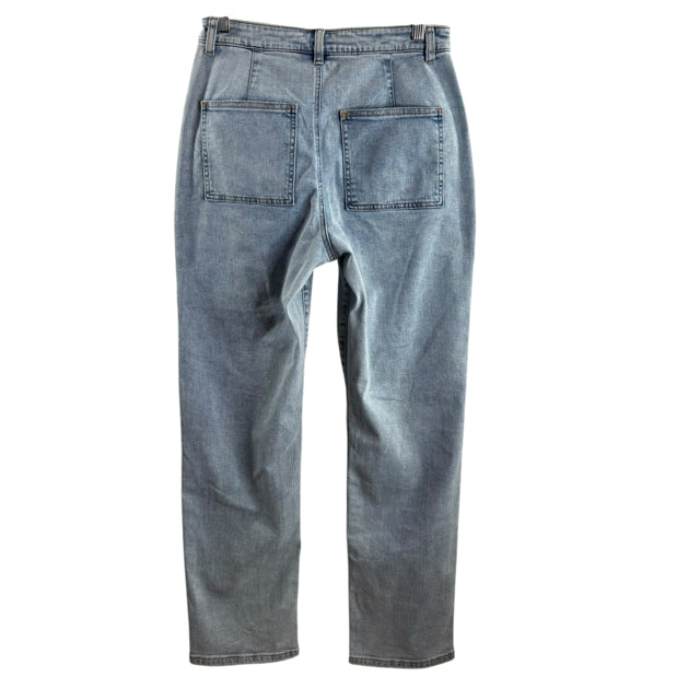 INC Size 8 Blue Cargo JEANS
