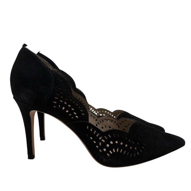 BODEN Size 40 Black Pump Suede SHOE