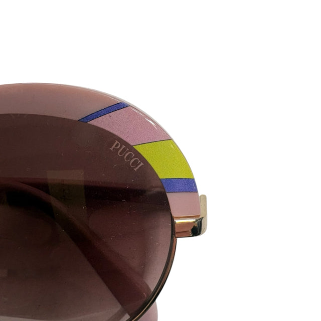 PUCCI Pink/Multi Metal CASE SUNGLASSES