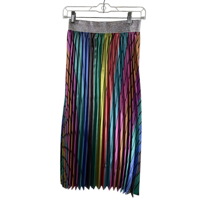 ATHINA Size MEDIUM Rainbow Pleated Midi NWT SKIRT