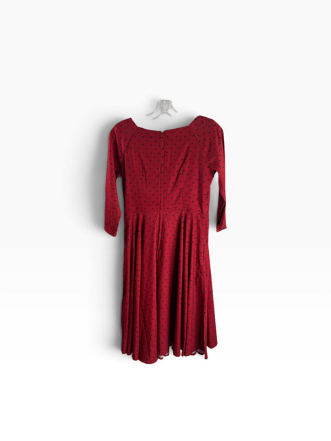 TIMELESS Size 10 Red Dots 3/4 Sleeve NWT DRESS