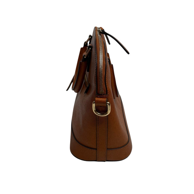 DOONEY & BOURKE White/Brown Pebble Leather PURSE