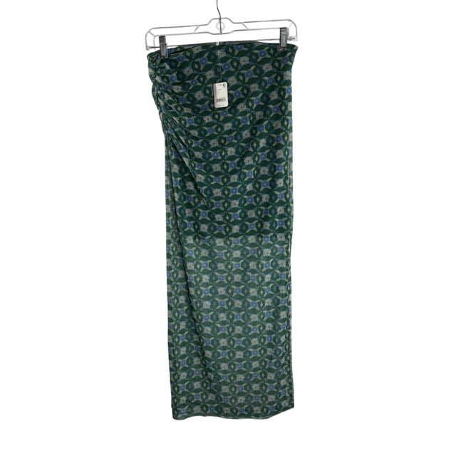 FREE PEOPLE Size SMALL Green/Blue Sleeveless Stretch NWT DRESS