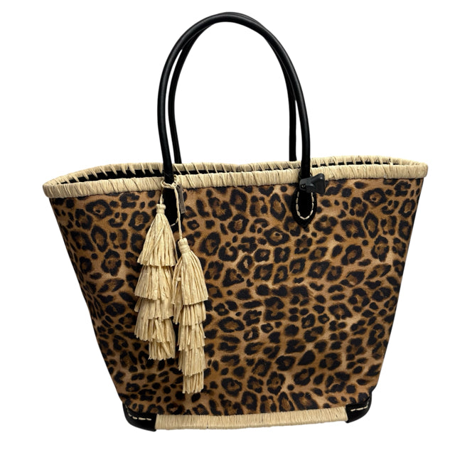 WHBM Tan/Black Animal NWT TOTE