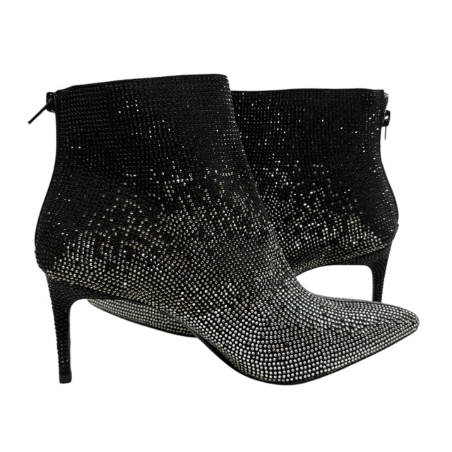 WHBM Size 9 1/2 Black/Silver Ankle Boot NWT SHOE