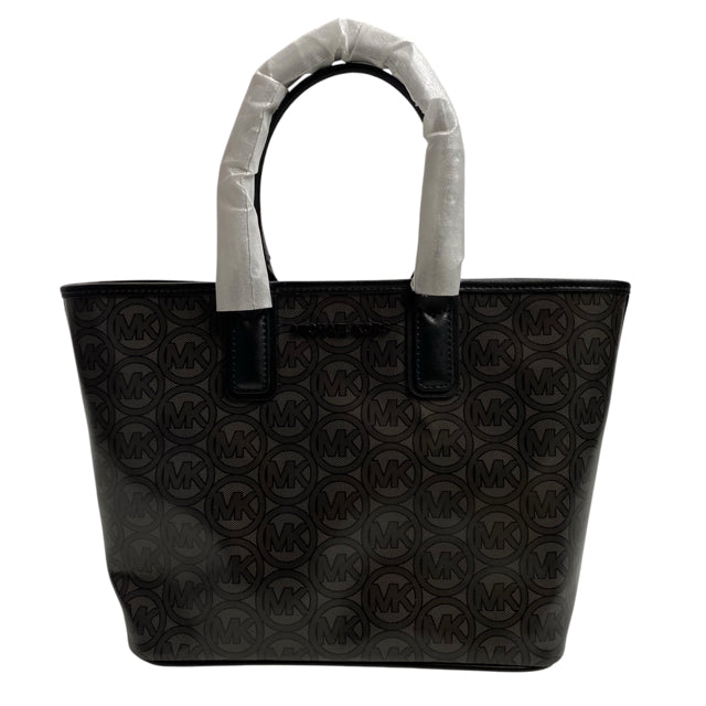 MICHAEL KORS Gray/Black Monogram Coated Canvas Handbag NWT PURSE