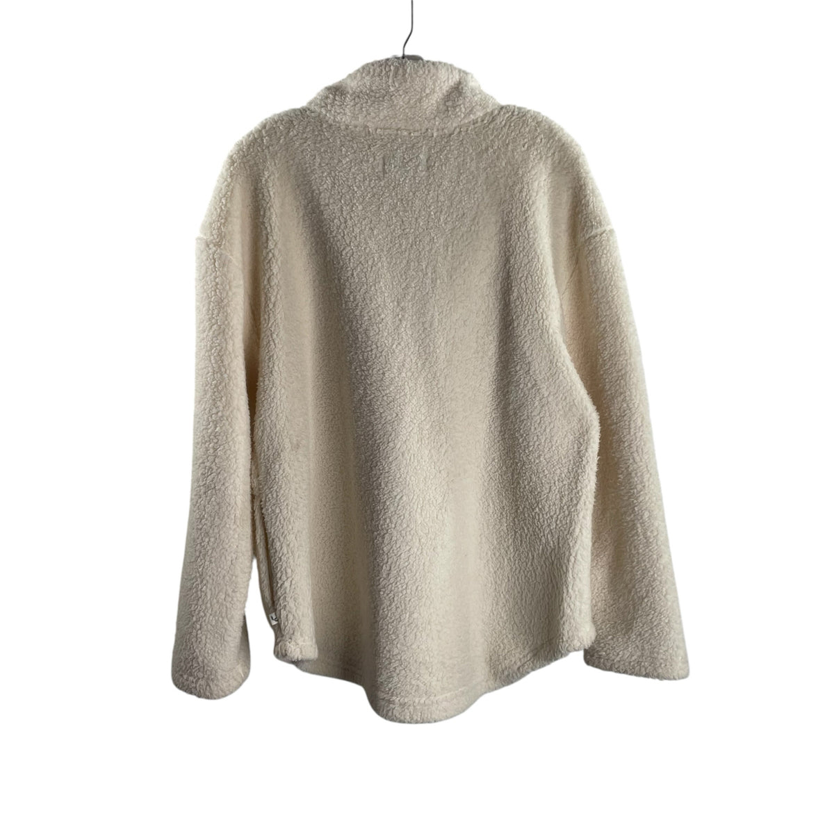 KOOLABURRA by UGG Size LARGE Cream Long Sleeve Half-Zip Fleece SWEATER