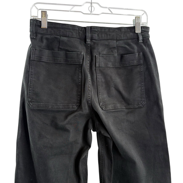 EVERLANE Size 6 Black Wide Leg PANTS