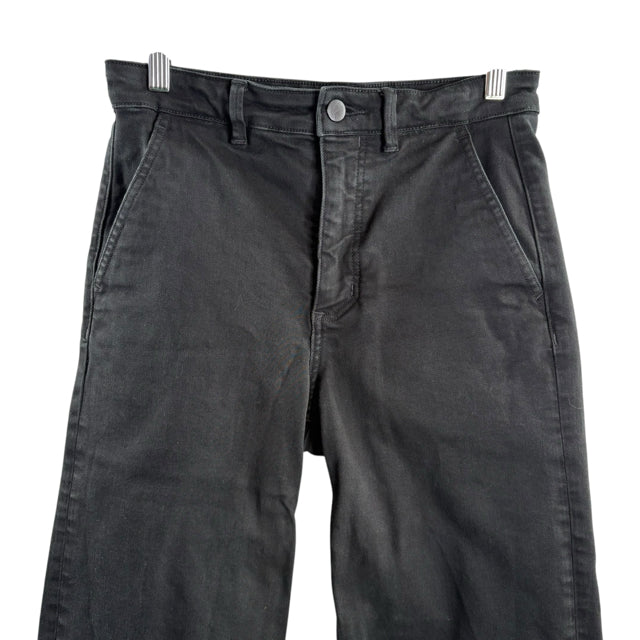 EVERLANE Size 6 Black Wide Leg PANTS