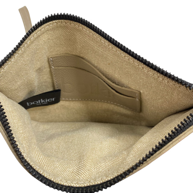 BOTKIER Beige Leather Wristlet PURSE