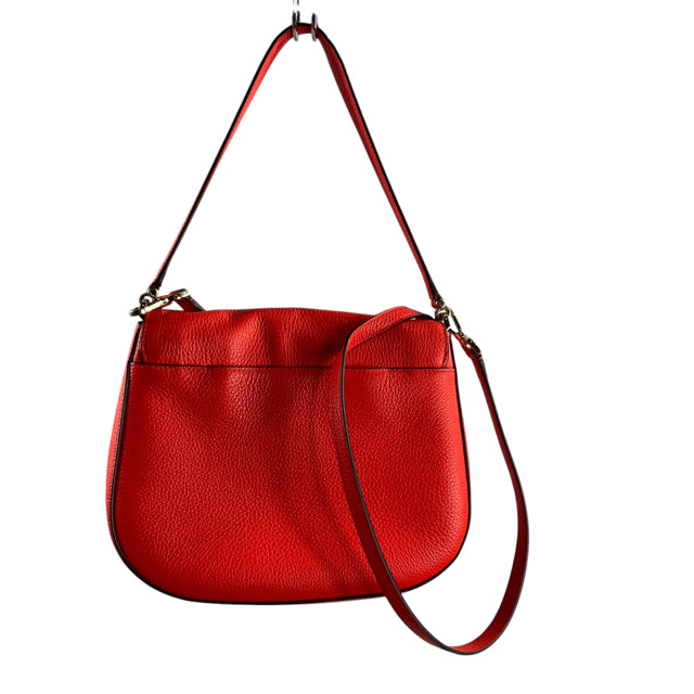 KATE SPADE Red Leather Double Handle NWOT PURSE
