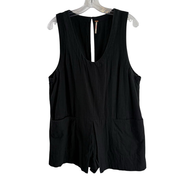 FREE PEOPLE Size SMALL Black Romper SHORTS
