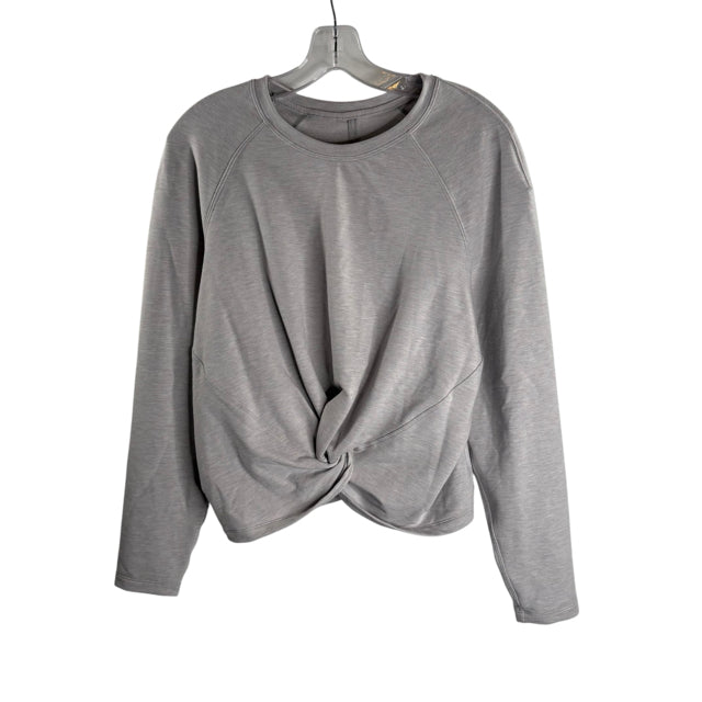 LULULEMON Size MED Gray Long Sleeve Sweatshirt TOP